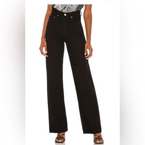 Dr. Denim Revolve Echo Straight in Black Jeans Wide Leg